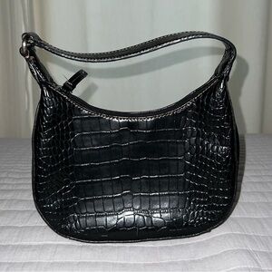 Vintage Nine West Vegan Crocodile Leather Purse